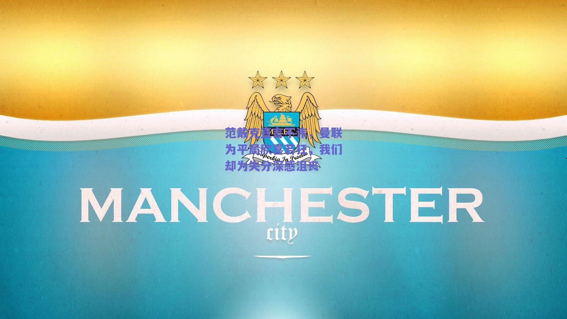 范戴克直言不讳,曼联为平局欣喜若狂,我们却为失分深感沮丧